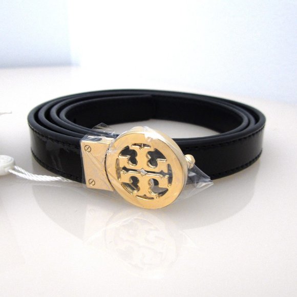 SOLD * Tory Burch Reversible Patent Matte Belt - Picture 6 of 6